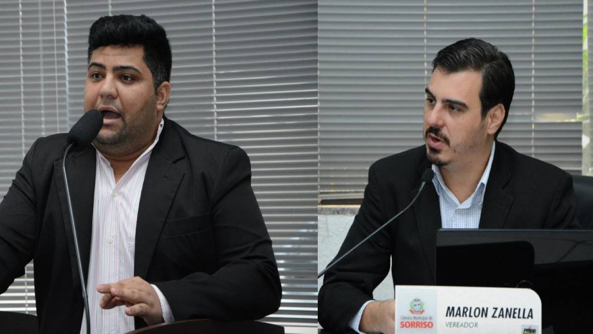 Mauricio Gomes e Marlon Zanella, vereadores de Sorriso-MT